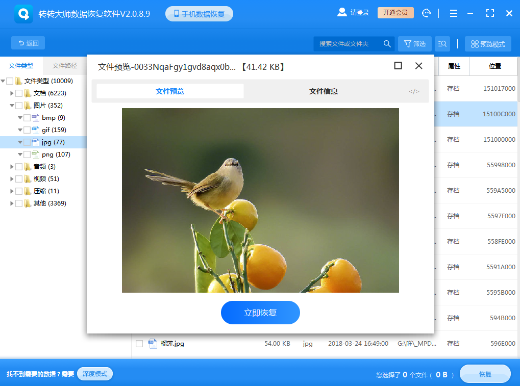 使用数据恢复软件步骤五
