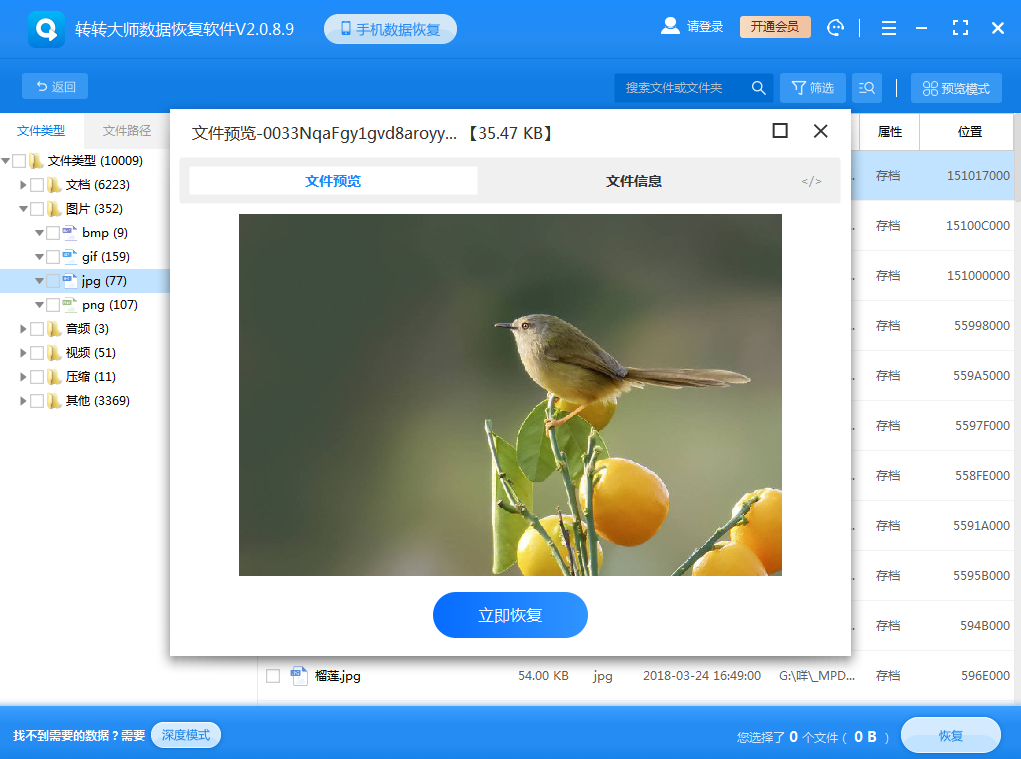 使用数据恢复软件步骤五