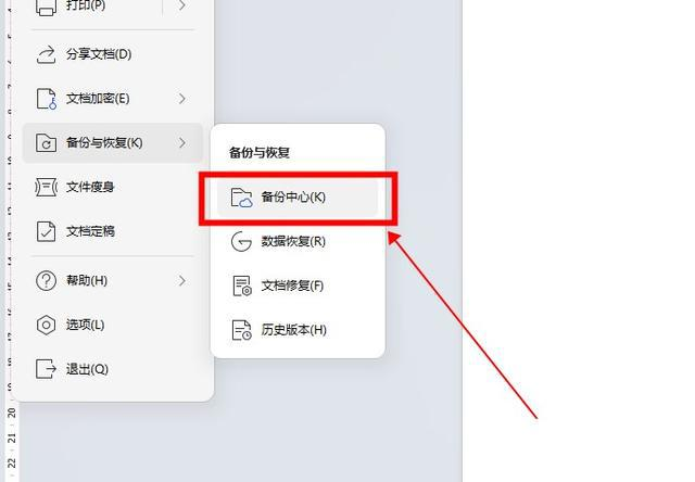 利用WPS自动备份功能步骤二