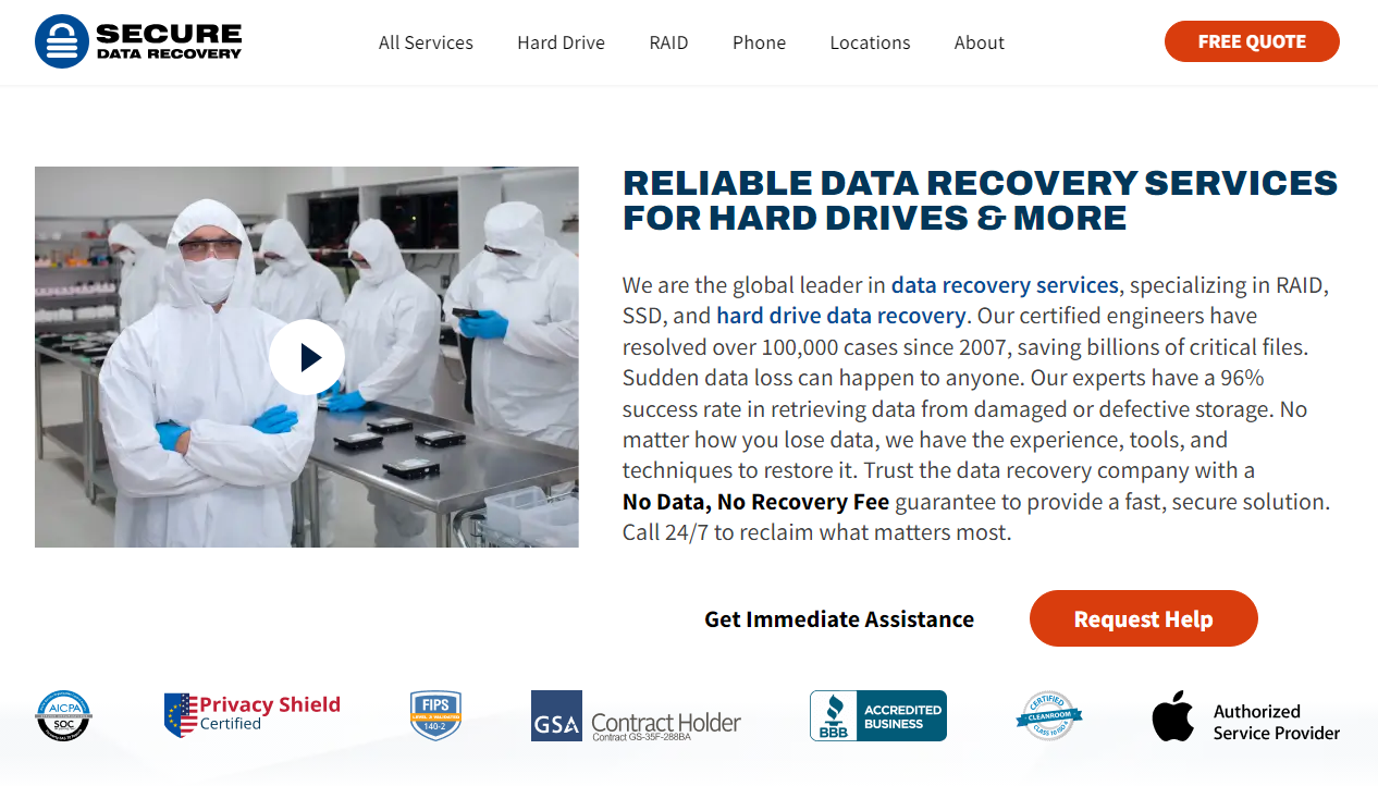 五大推荐数据恢复公司步骤三