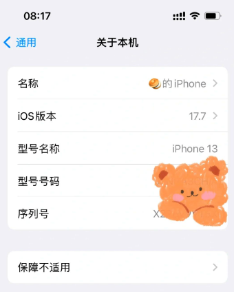 如何查找设备序列号？步骤三