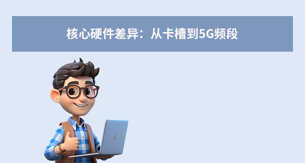 核心硬件差异：从卡槽到5G频段