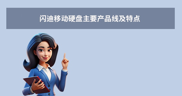  闪迪移动硬盘主要产品线及特点