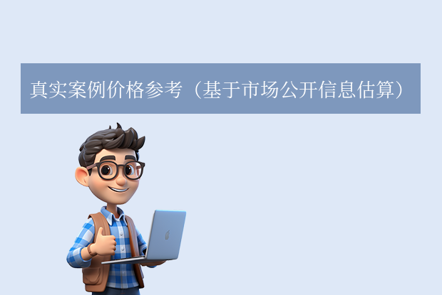 真实案例价格参考（基于市场公开信息估算）