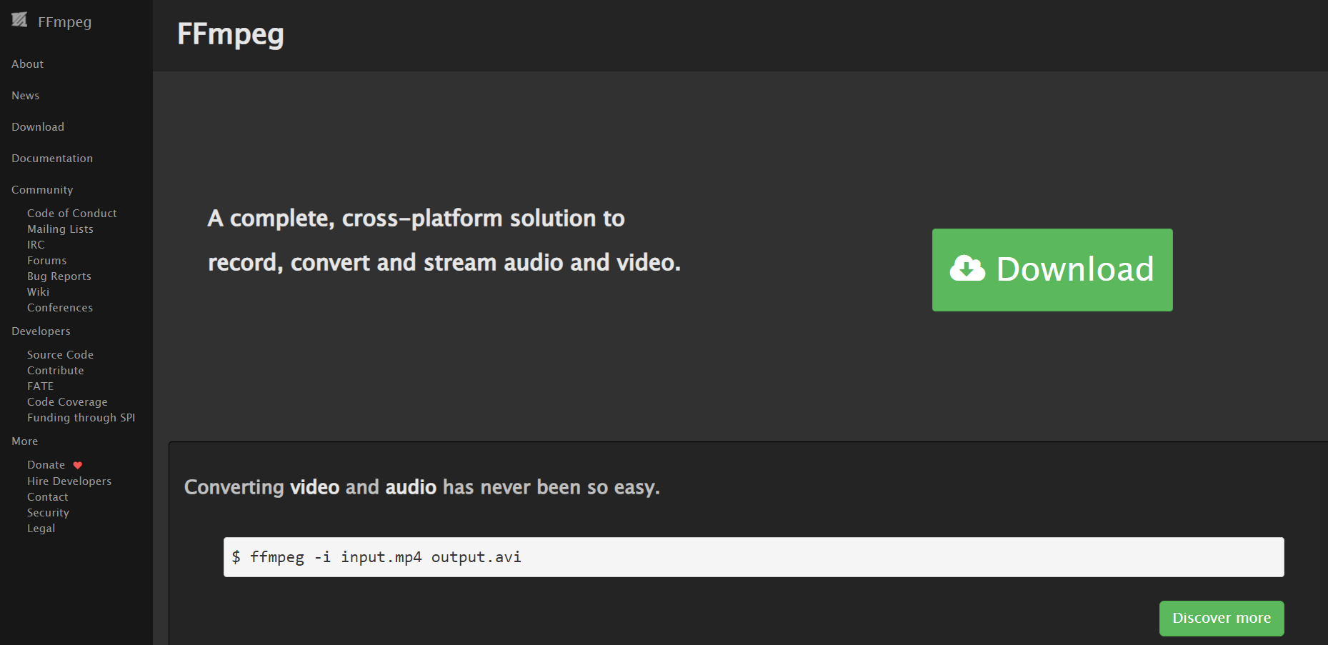 通过FFmpeg重新编码修复步骤一