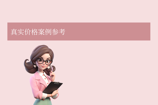真实价格案例参考